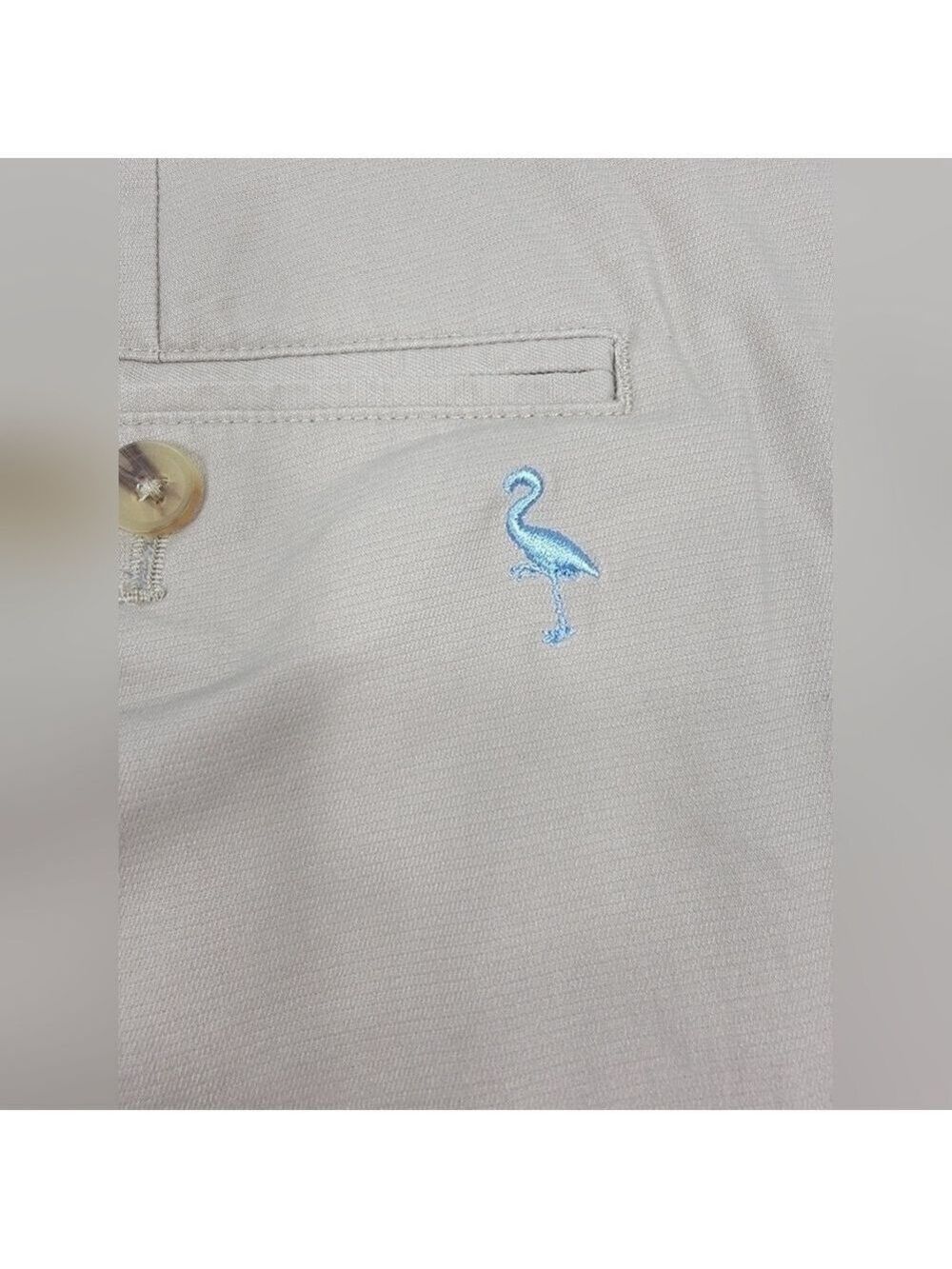 NEW Tailorbyrd Stretch Chino Performance Casual Golf Shorts Men's 40 Dark Khaki - Picture 6 of 11